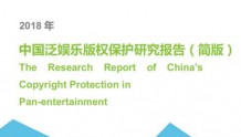 艾瑞发《2018中国泛娱乐版权保护研究报告》