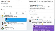 Twitter或调整界面:评论版块像对话 还显示是否在线