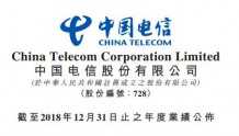 中国电信2018全年营收3,771.24亿，净利润破210亿
