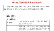 歌华有线拟使用不超过35亿元自有资金进行委托理财