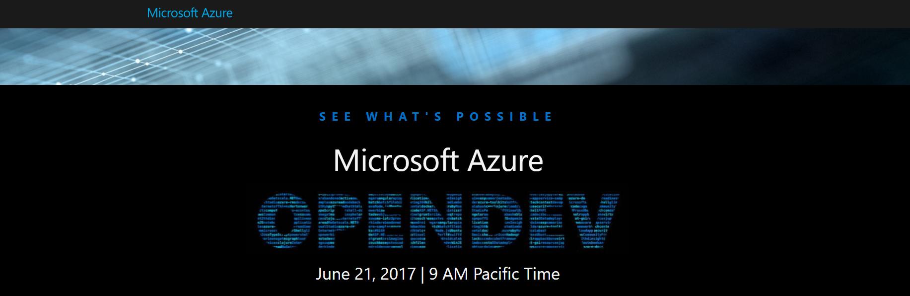 Microsoft OpenDev——云端开源技术在线研讨会