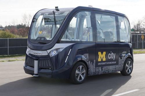 法国无人驾驶巴士今秋开进美国密歇根大学校园