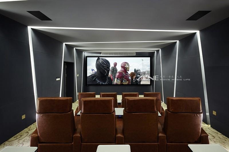 者尼家庭影院影音室——颐和原著私人影院案例