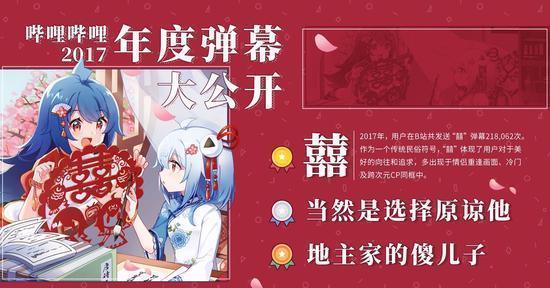B站称2017年用户发送了超10亿条弹幕