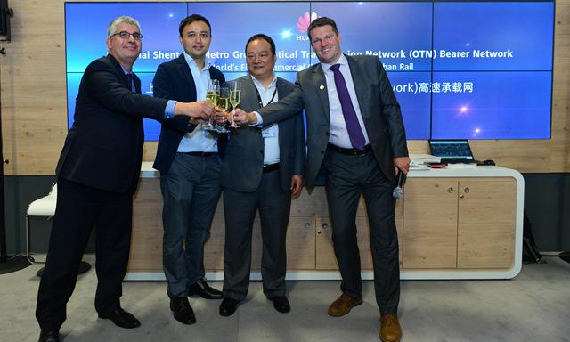 华为携手上海申通地铁发布全球首个OTN城轨高速承载网商用案例
