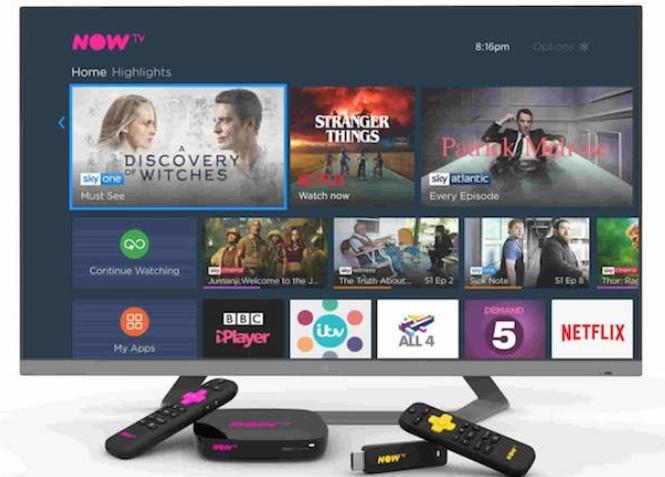 Netflix上线NOW TV 新的智能机顶盒同步推出