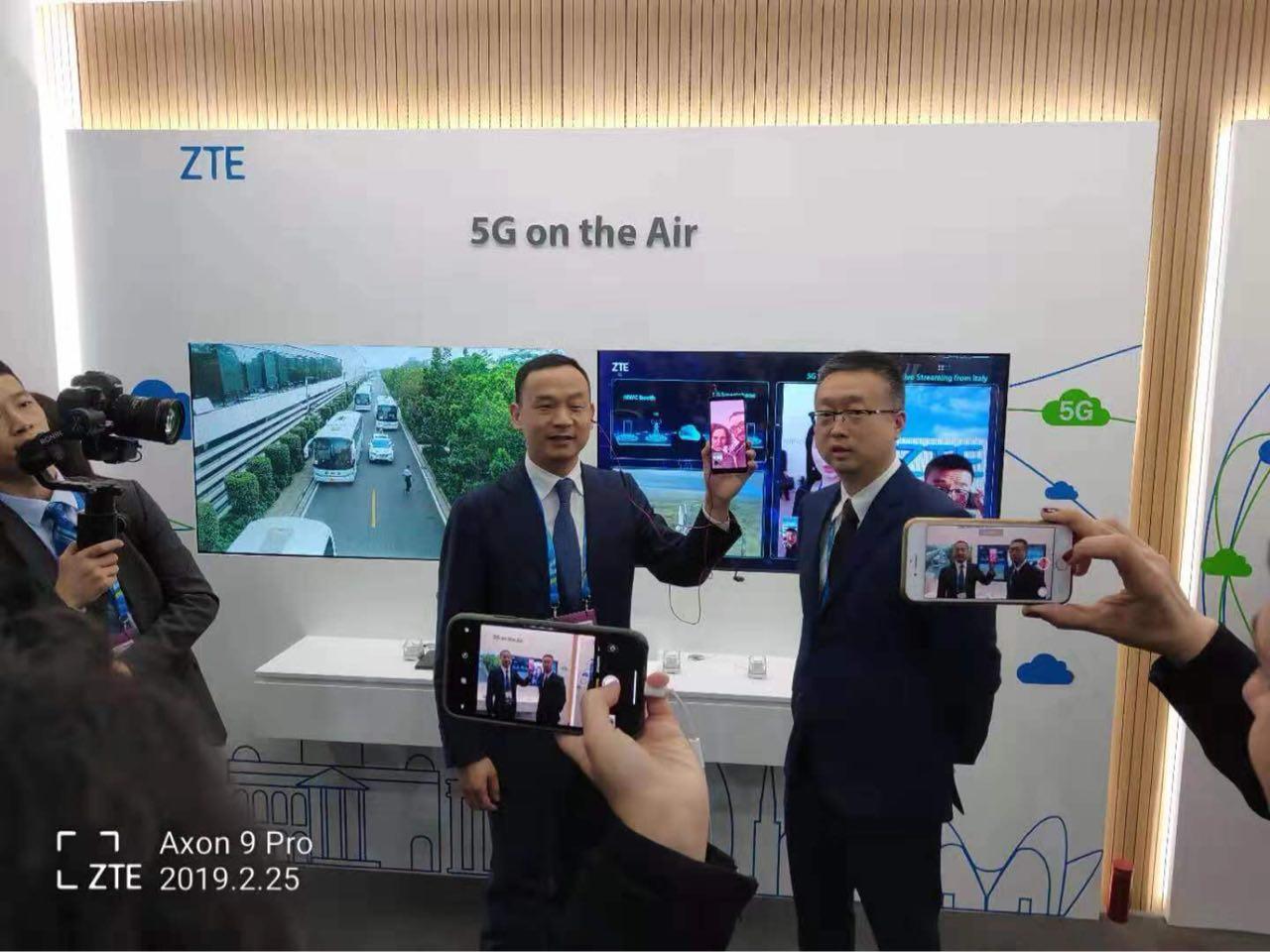 中兴通讯联合意大利Wind Tre、Open Fiber打通首个跨越地中海的5G智能手机视频通话