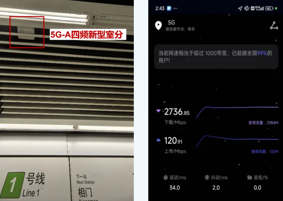 中国广电、中国移动官宣全国首个地铁5G-A共建共享网络-DVBCN